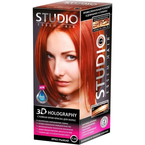 Краска для волос тон 7.35 - Ярко-рыжий