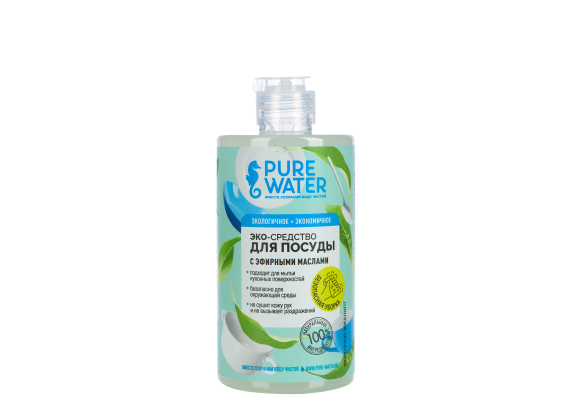 Средство для посуды Pure Water с эфирным маслом эвкалипта, 450 мл