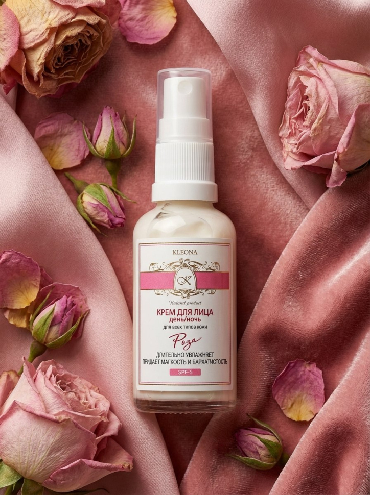 Крем для лица день-ночь "Роза", 30 мл