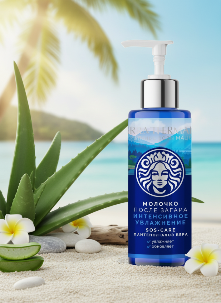 Молочко после загара с эффектом интенсивного увлажнения, 100 мл