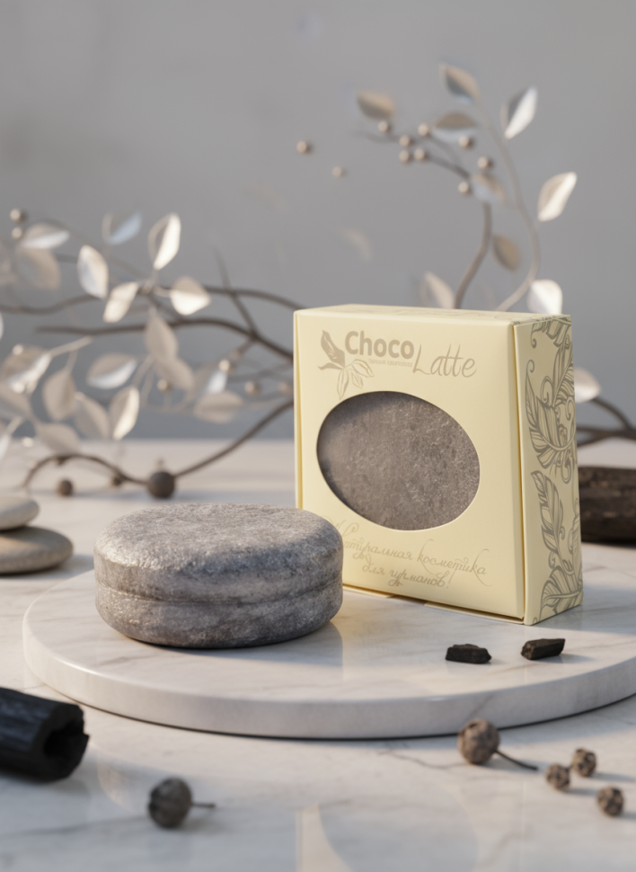 Твёрдый шампунь Блэки, 60 г