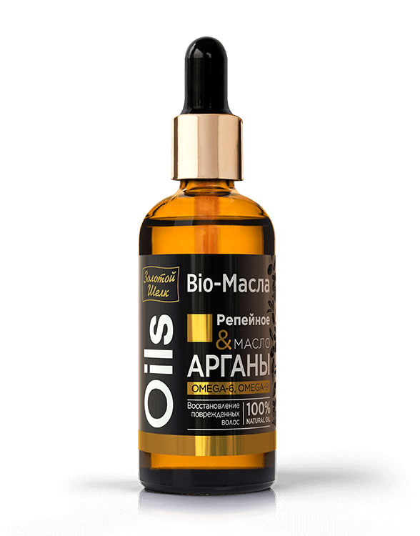 Bio-Масла Репейное & масло Арганы Восстановление поврежденных волос, 100 мл