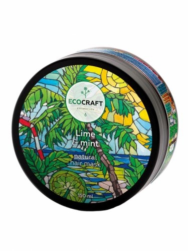Маска для укрепления и питания волос "Lime and mint" Лайм и мята