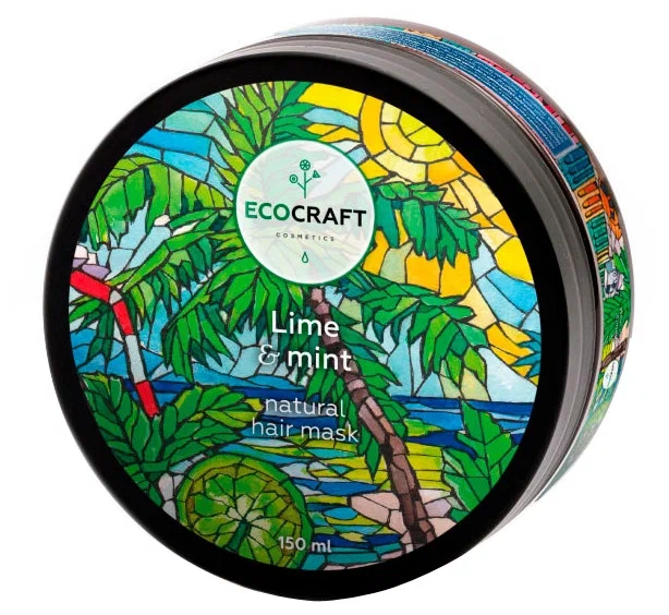 Маска для укрепления и питания волос "Lime and mint" Лайм и мята