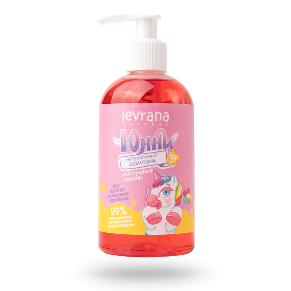 Детский шампунь Послушные локоны ЮННИ , 3+ 300 мл