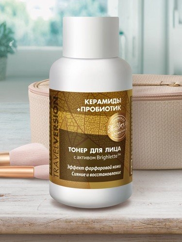 Тонер для лица "Керамиды+Пробиотик" восстанавливающий, 60 г