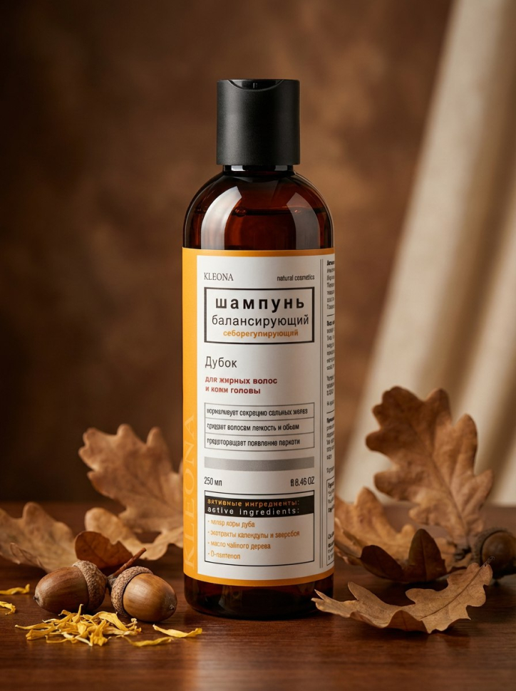 Шампунь ДУБОК балансирующий для жирных волос и кожи головы, 250 мл Шампунь ДУБОК балансирующий для жирных волос и кожи головы, 250 мл