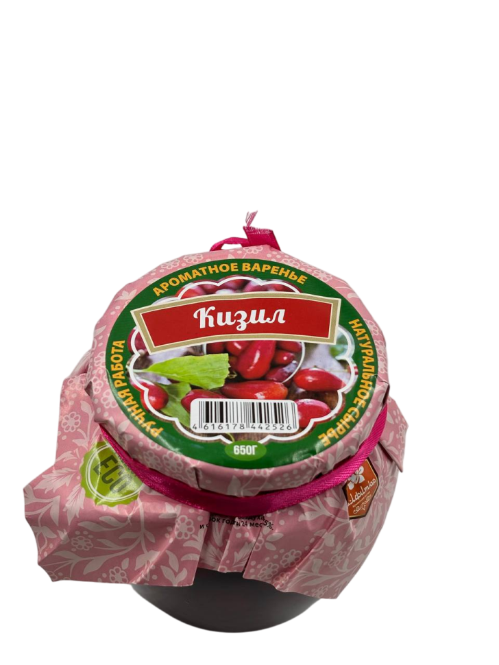 Варенье натуральное крымское Кизил, 650 г