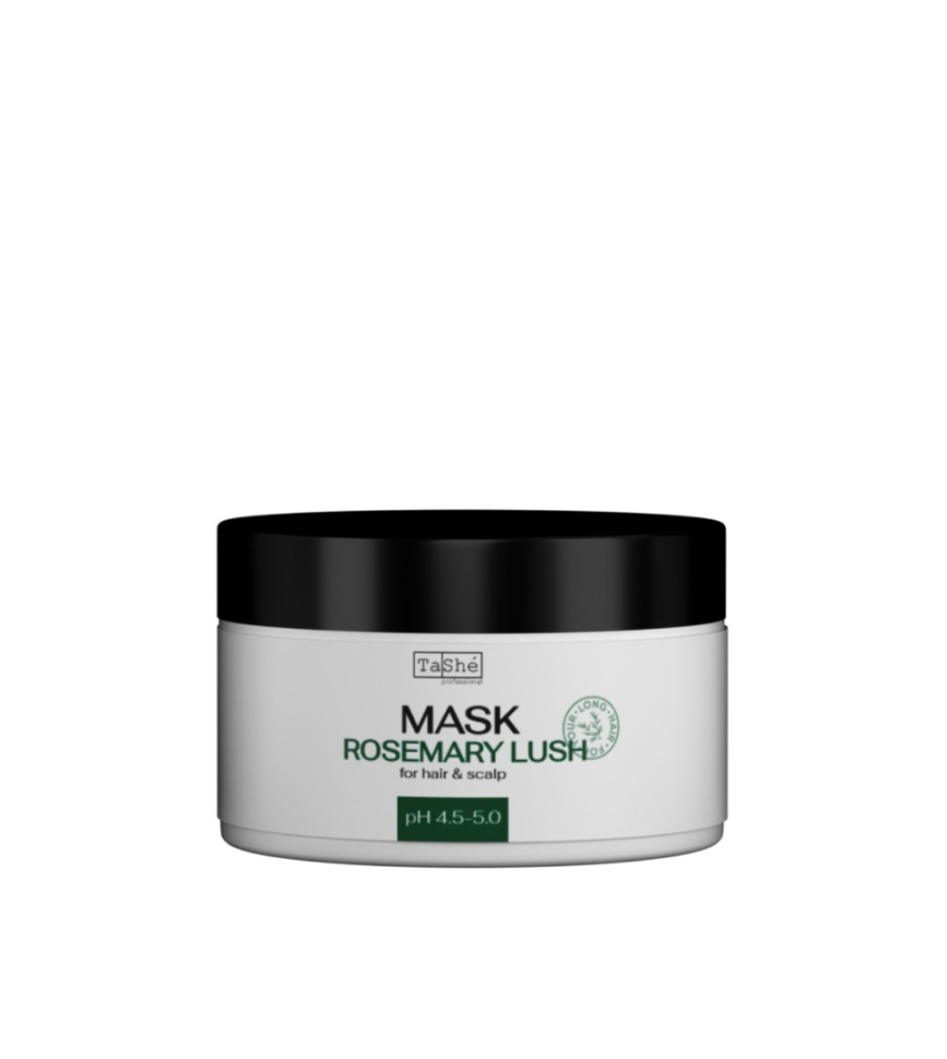 Маска для волос и кожи головы, укрепление корней, объём, рост  ROSEMARY LUSH, 300 мл