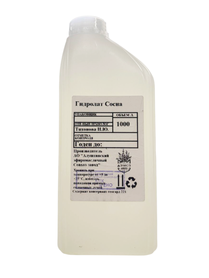 Гидролат для лица и тела Сосна натуральный алуштинский, 1000 мл