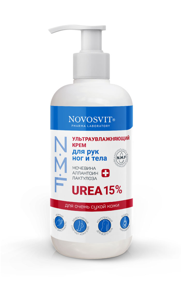 Ультраувлажняющий крем для рук, ног и тела Urea 15% для сухой кожи, 200 мл