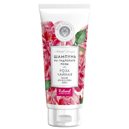 Набор косметики подарочный Чайная роза для волос и тела (шампунь, бальзам для волос, гидролат)