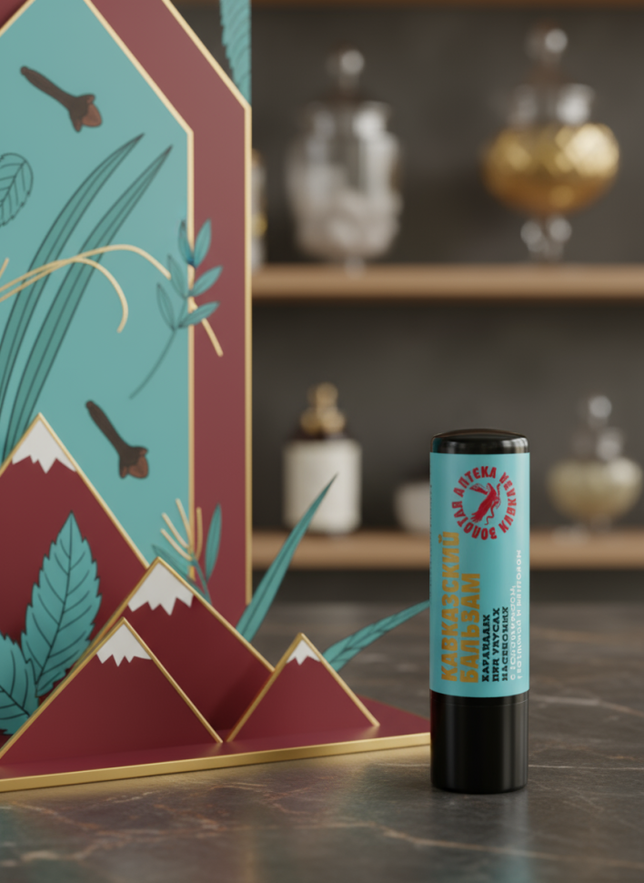 Кавказский бальзам-карандаш При укусах насекомых, 7 г