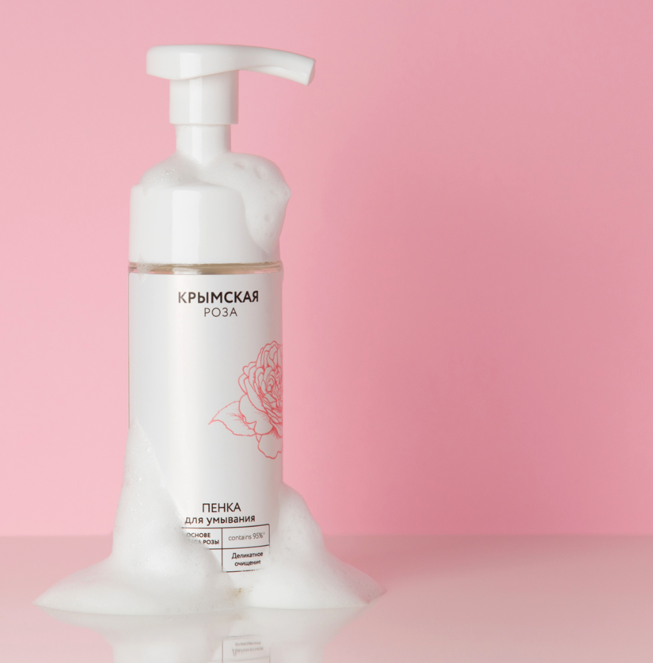 Пенка для умывания Rosa Ab Origine на основе гидролата розы для деликатного очищения, 150 мл 