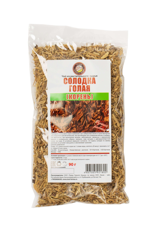 Чай из растительного сырья Солодка корень, 90 г