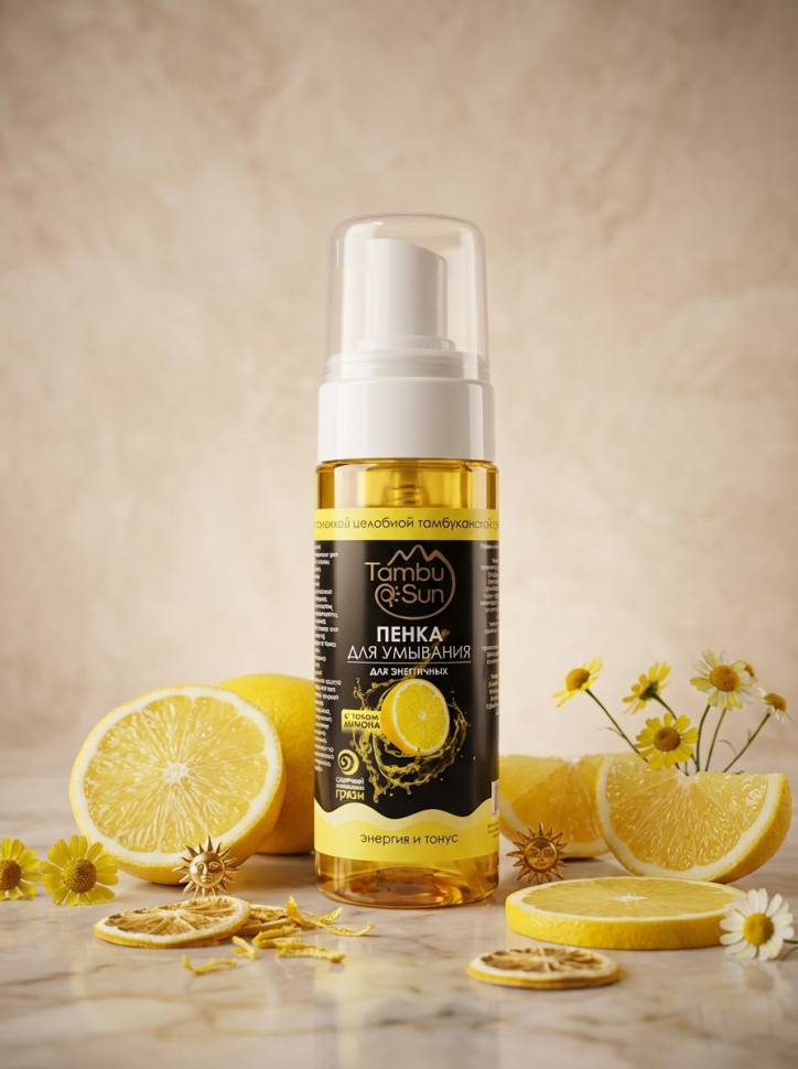 Пенка для умывания Для энергичных с соком лимона, 150 мл