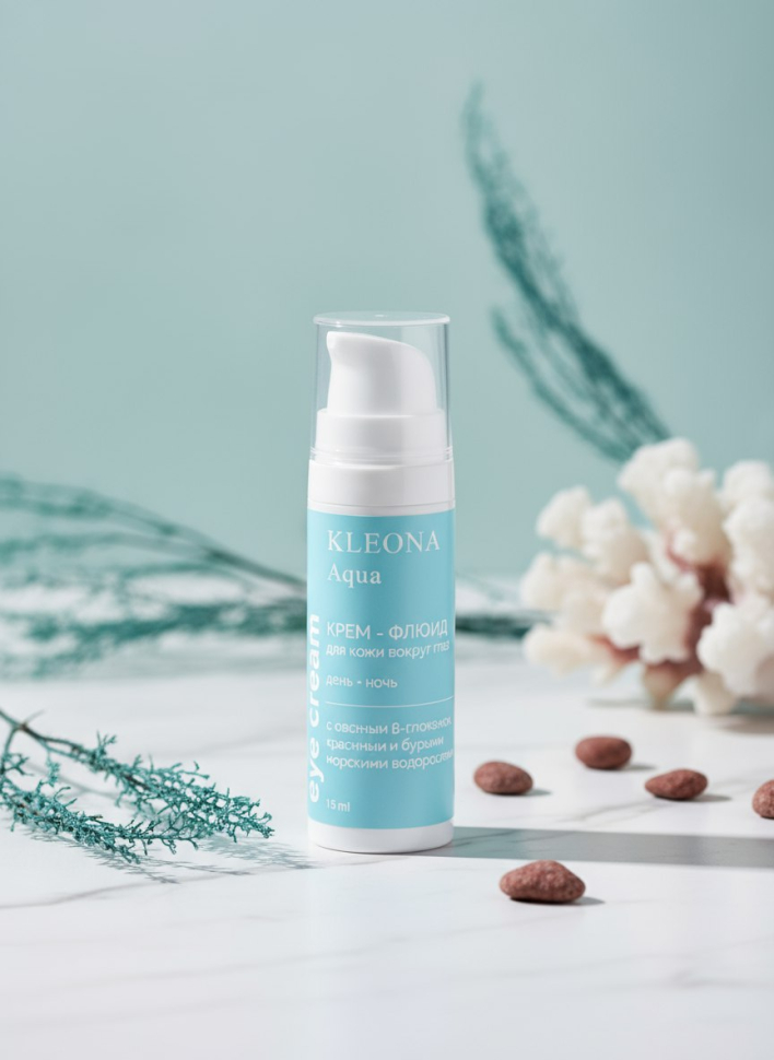 Крем-флюид "Овсянка" для кожи вокруг глаз, 15 мл