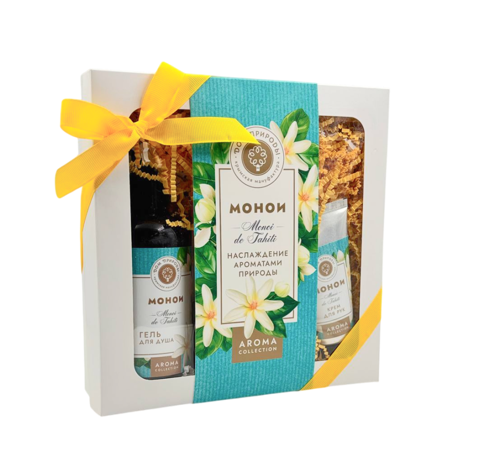 Подарочный набор косметики для тела Монои Подарочный набор косметики для тела Монои