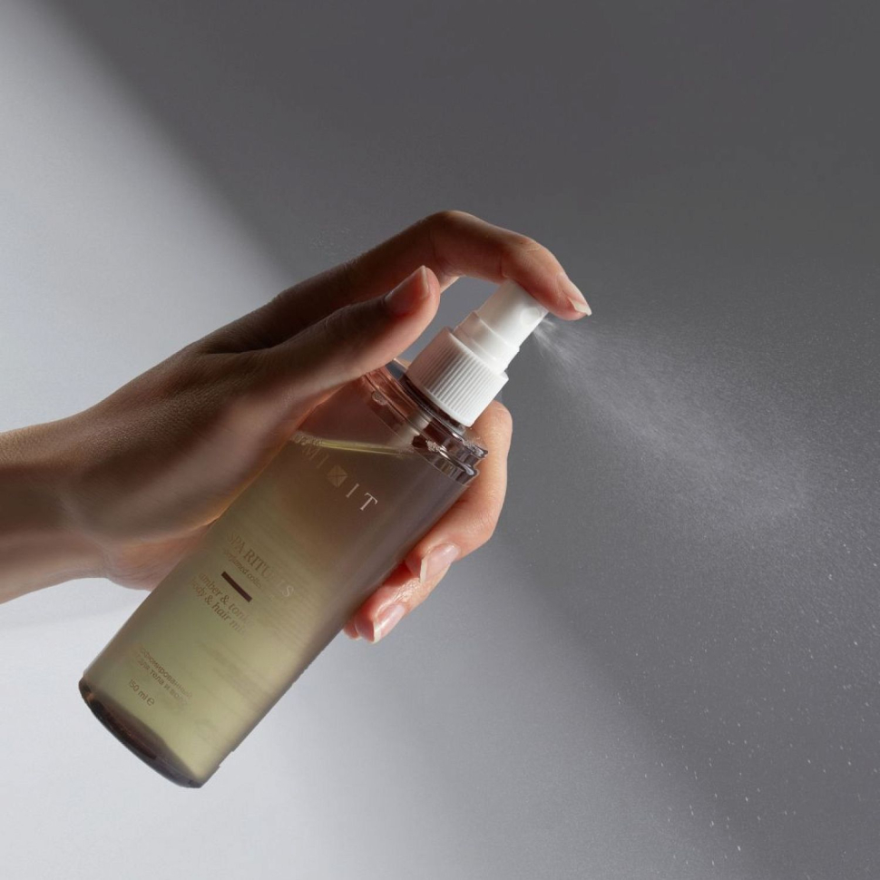 Парфюмированный мист для тела и волос с ароматом амбры и бобов тонка Spa Rituals amber&amp;tonca body&amp;hair mist, 150 мл 