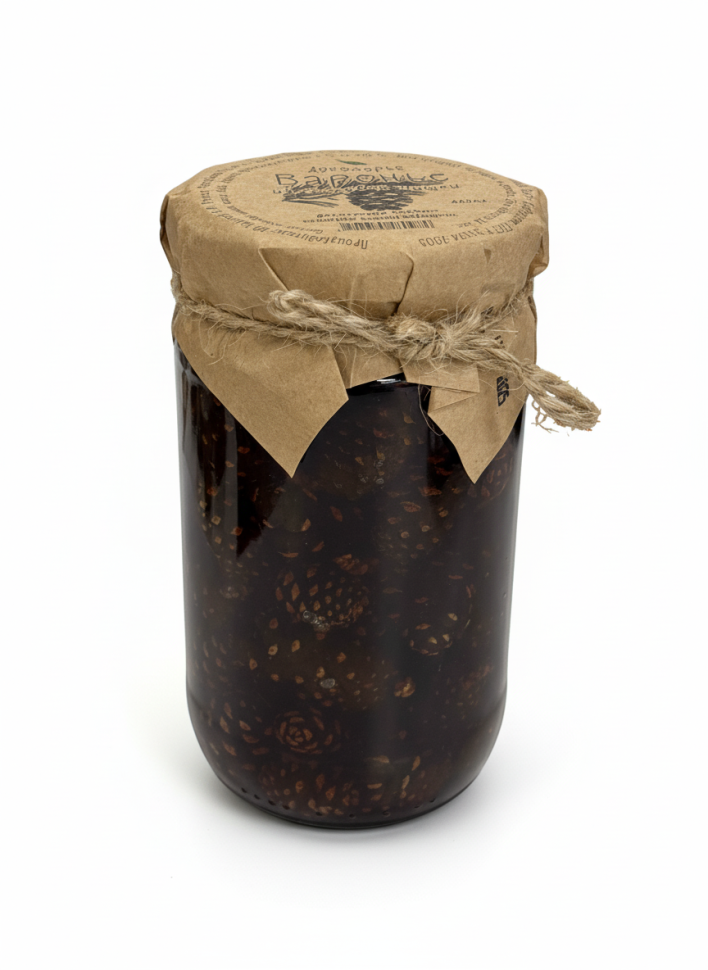 Варенье из сосновой шишки, премиум, Лукоморье, 480 мл