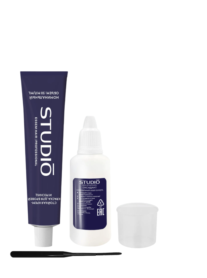 Краска для бровей и ресниц Графит