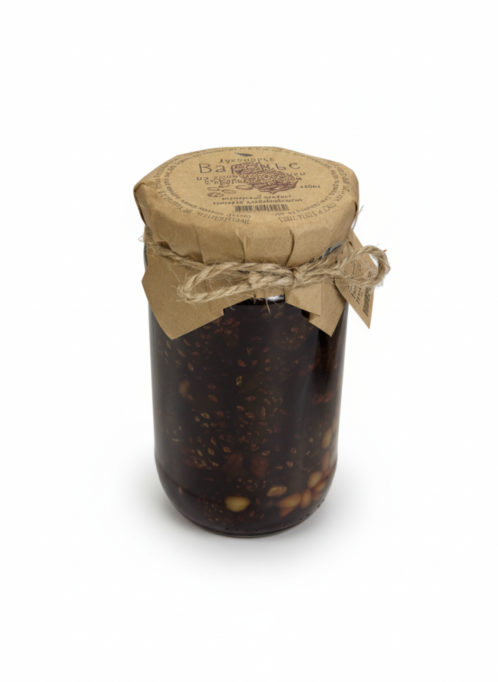 Варенье из сосновой шишки с кедровым орехом, Лукоморье, 480 мл