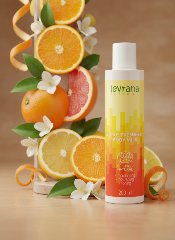 Молочко для тела Цитрусовая свежесть, 200мл