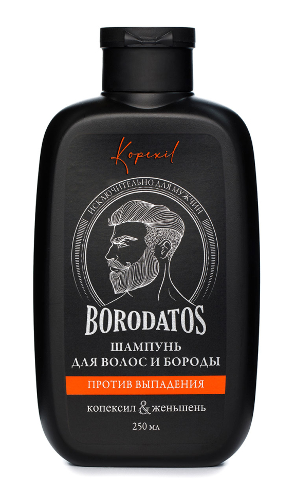Шампунь для волос и бороды Против выпадения Копексил и женьшень, 250 мл