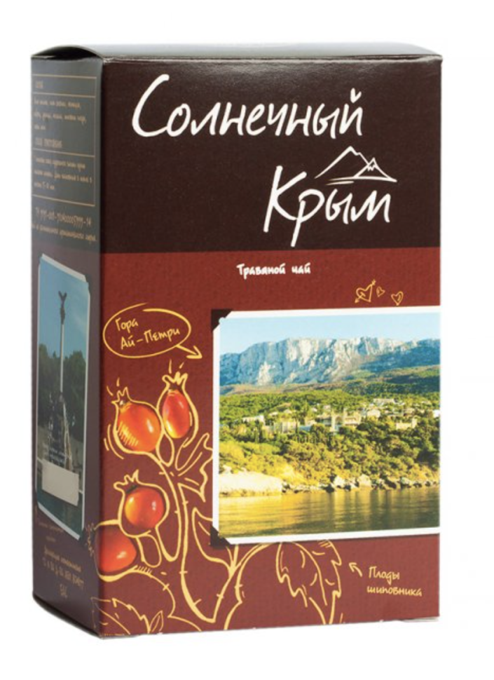 Набор чая Солнечный Крым, 4 шт. по 50 г