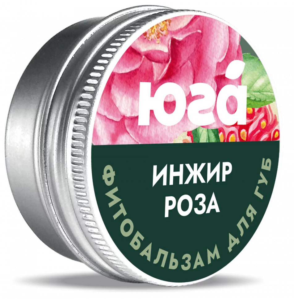 Фитобальзам для губ Инжир и роза, 10 г