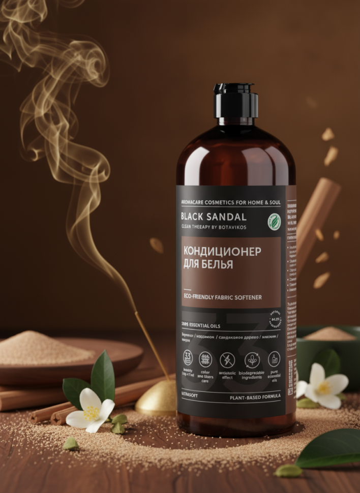 Ароматизированный кондиционер для белья BLACK SANDAL, 1000 мл