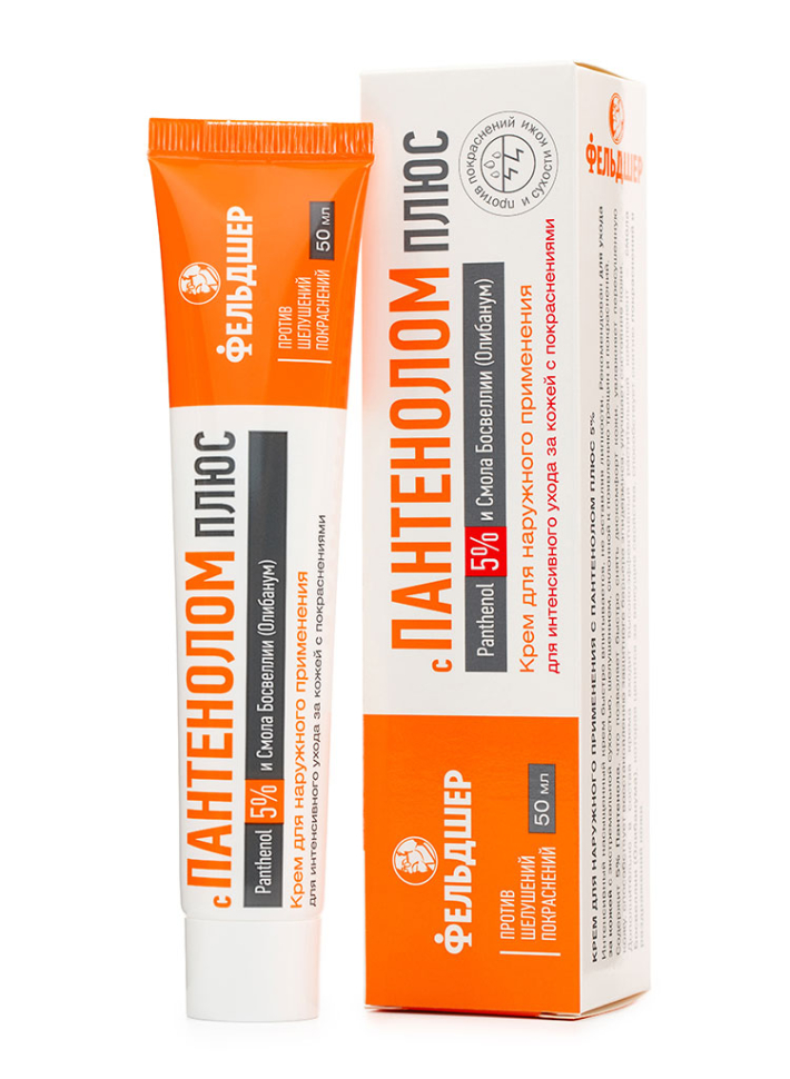 Крем для наружного применения с Пантенолом плюс 5%, 50 мл
