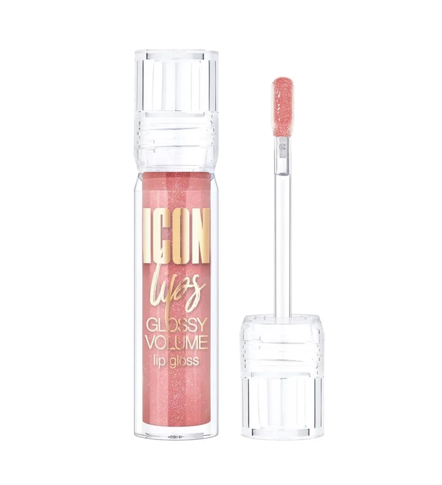 Блеск для губ с эффектом объема Nude Rose № 503 , Icon lips, 3,4 г