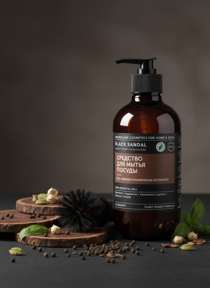 Гель для мытья посуды BLACK SANDAL, 475 мл