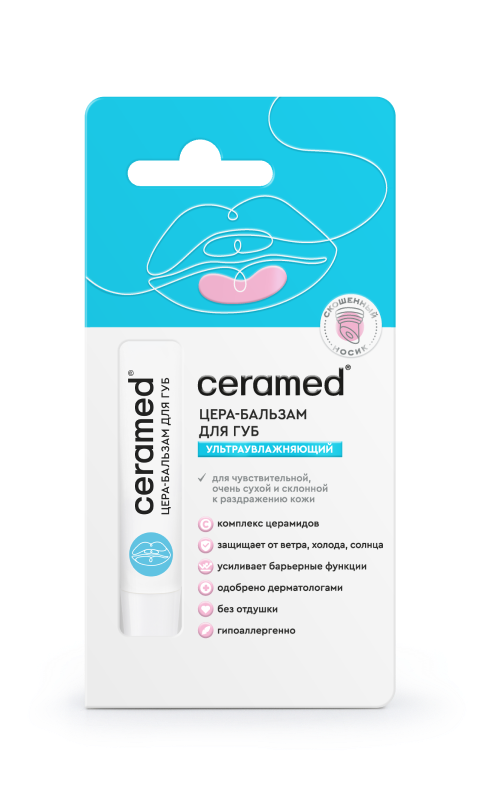 Цера-бальзам для губ Ультраувлажняющий, CERAMED,13 мл