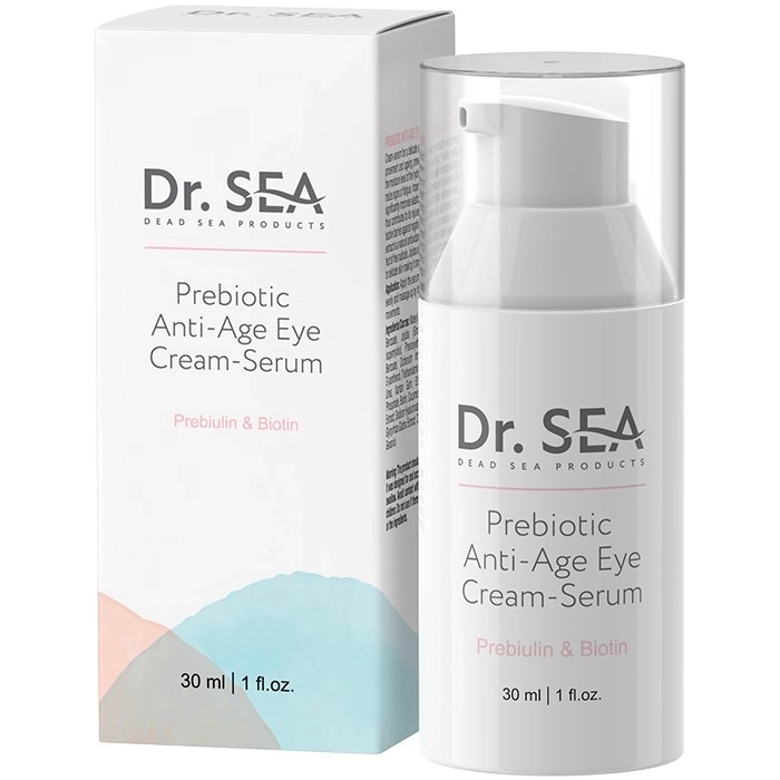 Крем-сыворотка для области вокруг глаз с пребиотиком антивозрастная Dr sea, 30 мл