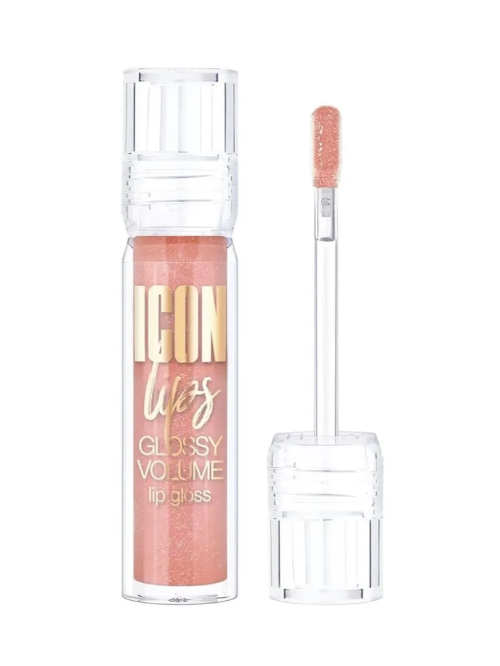 Блеск для губ с эффектом объема Dusty Rose № 504, Icon lips, 3,4 г
