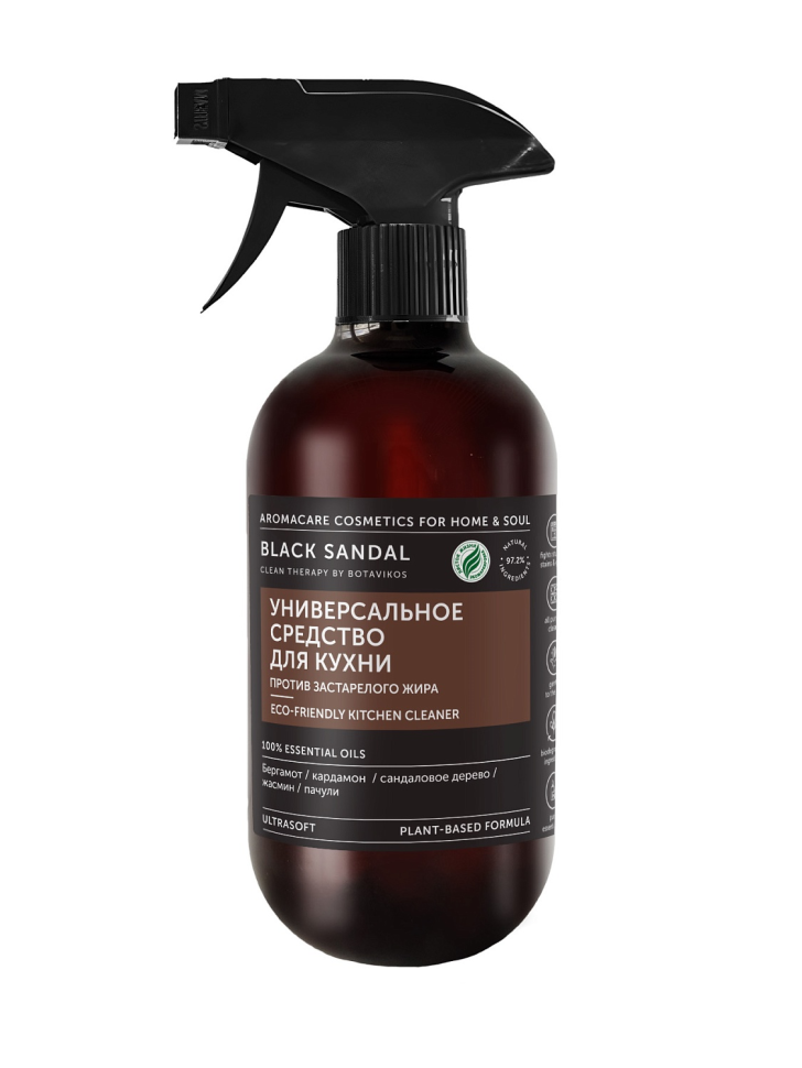 Универсальное средство для кухни Против застарелого жира, BLACK SANDAL, 475 мл