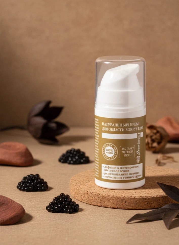 Крем для области вокруг глаз с экстрактом черной икры, 15 г