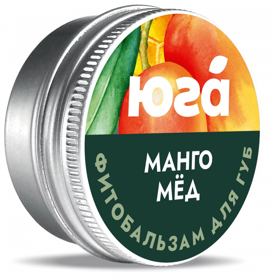 Фитобальзам для губ, Мёд и манго, 10 г