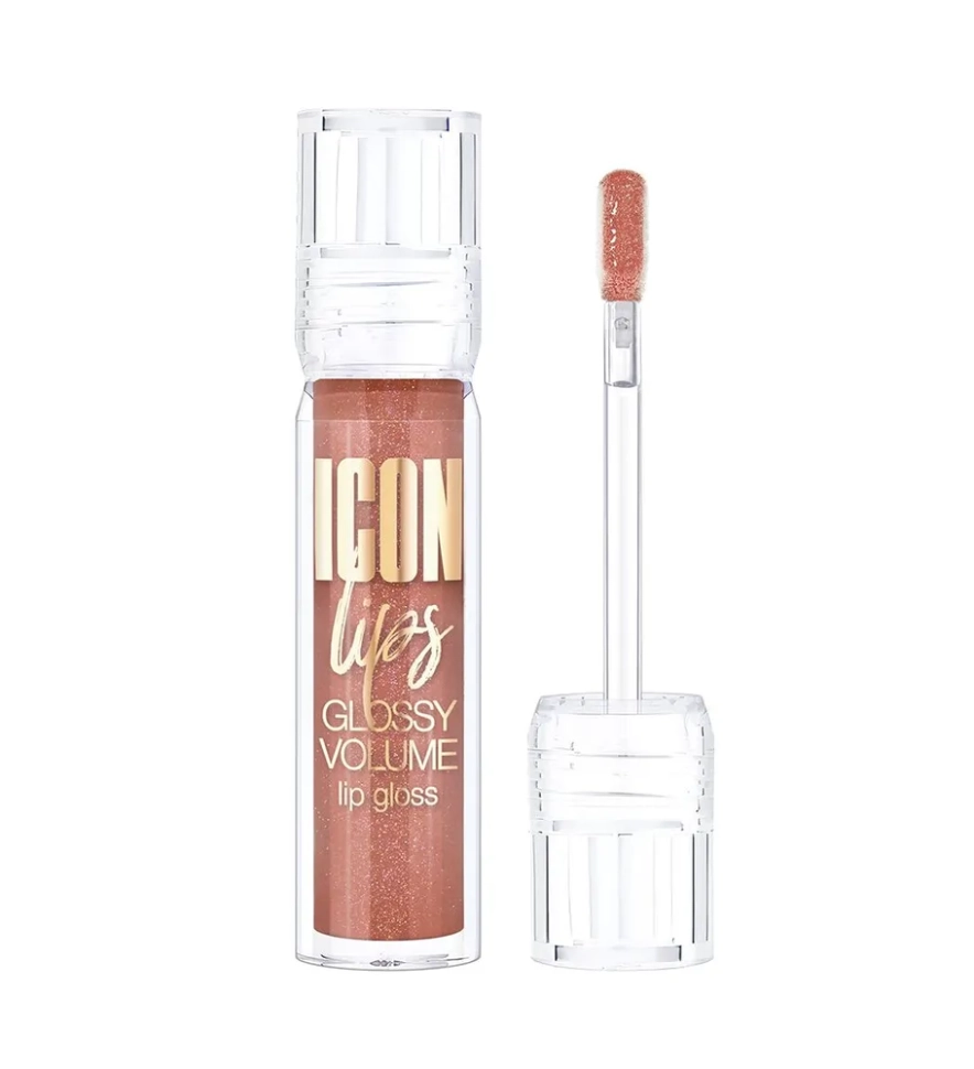 Блеск для губ с эффектом объема Caramel Beige № 506, Icon lips, 3,4 г