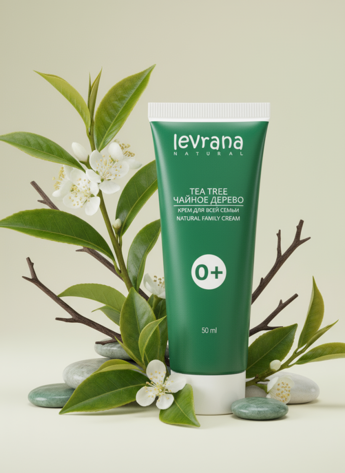 Крем для тела Чайное дерево, заживляющий, 50 мл