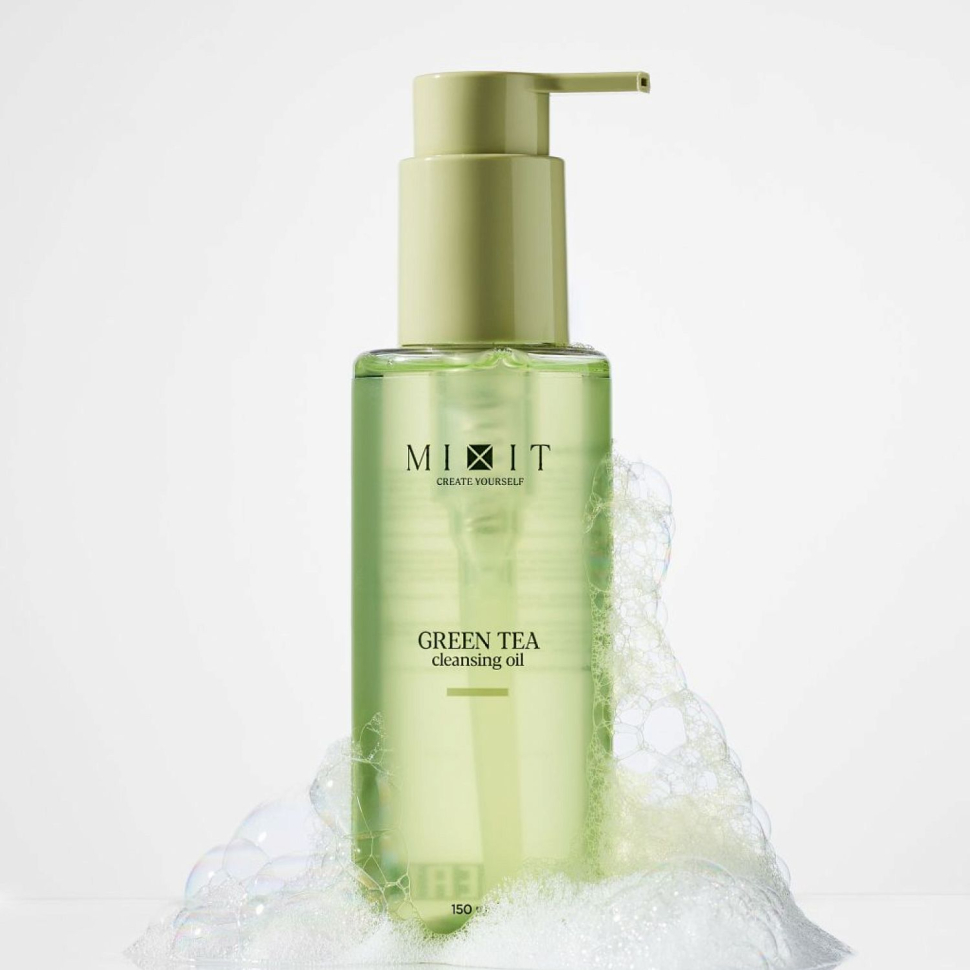 Гидрофильное гель-масло с экстрактом зеленого чая Mixit Green Tea Cleansing Oil , 150 мл