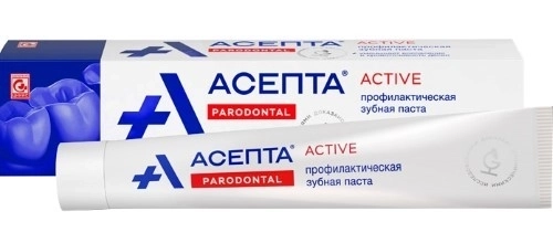 Зубная паста parodontal Active, профилактика здоровья зубов и десен, 75 мл