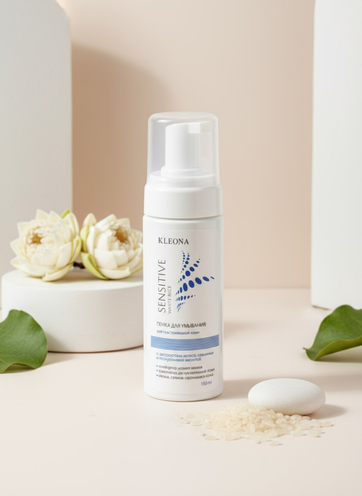 Пенка для умывания White rice для чувствительной кожи, Sensintive, 150 мл