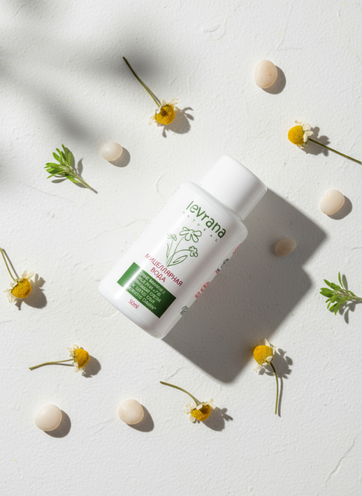 Мицеллярная вода для лица Ромашка, для ежедневного применения, 50 мл