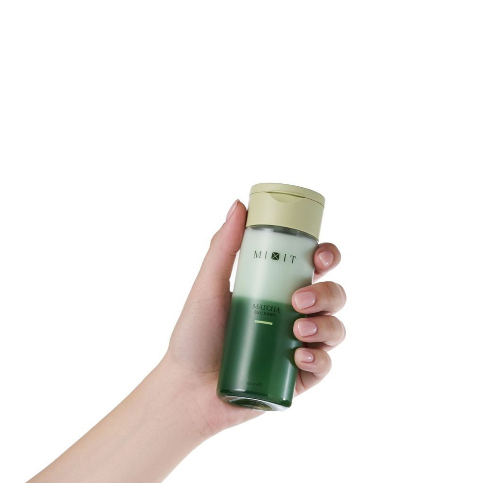 Двухфазный тонер для лица с экстрактом матчи Mixit Hydra Face, 150 мл