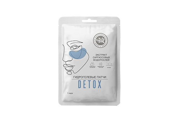 Гидрогелевые патчи для области вокруг глаз (DETOX)