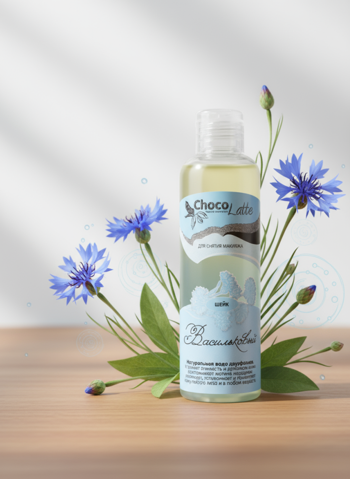 Средство для снятия макияжа Шейк Васильковый, 100мл