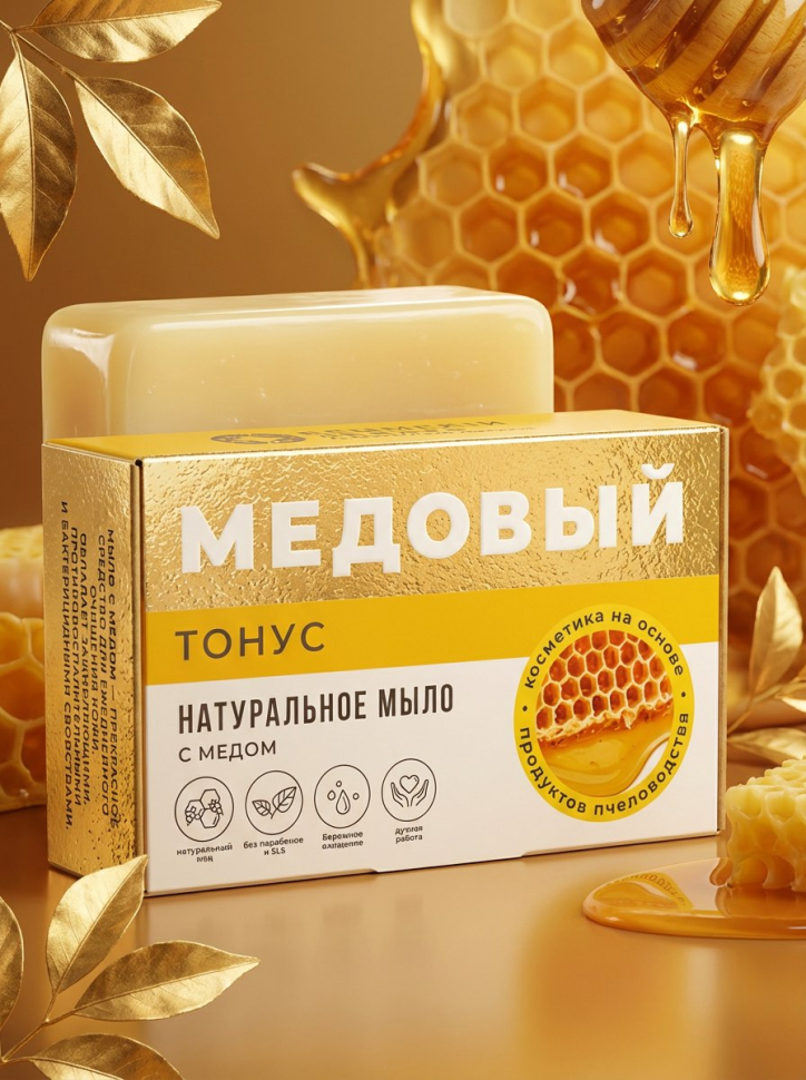Мыло Тонус Медовый, 100 г